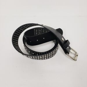 Y2k Faux leather studded belt